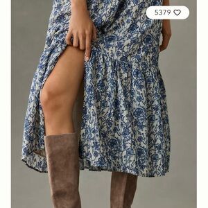 Silent D Erena Kitten-Heel Boots – Taupe Suede – NIB – Anthropologie – Size 42